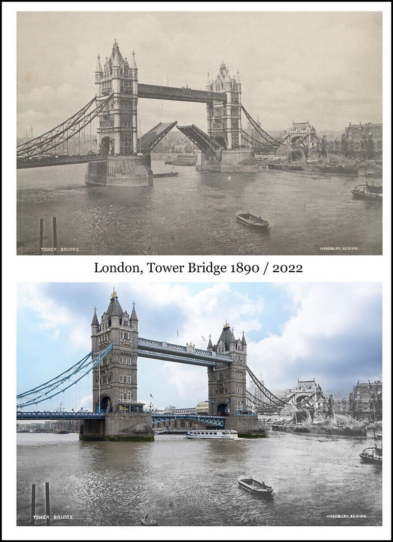 30. Лондон, Тауэрский мост. 1890/2022