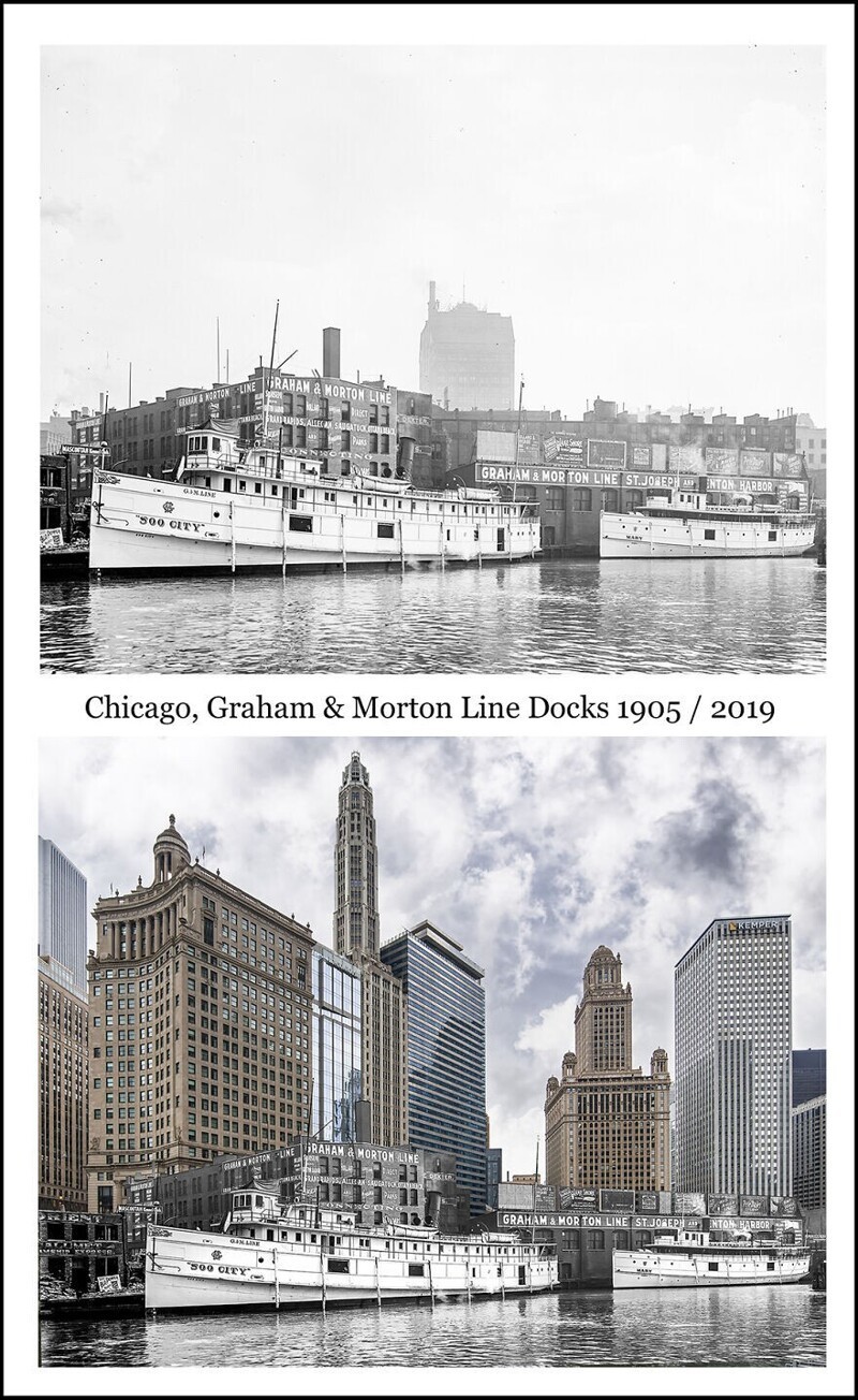 10. Чикаго, доки Graham & Morton Line. 1905/2019