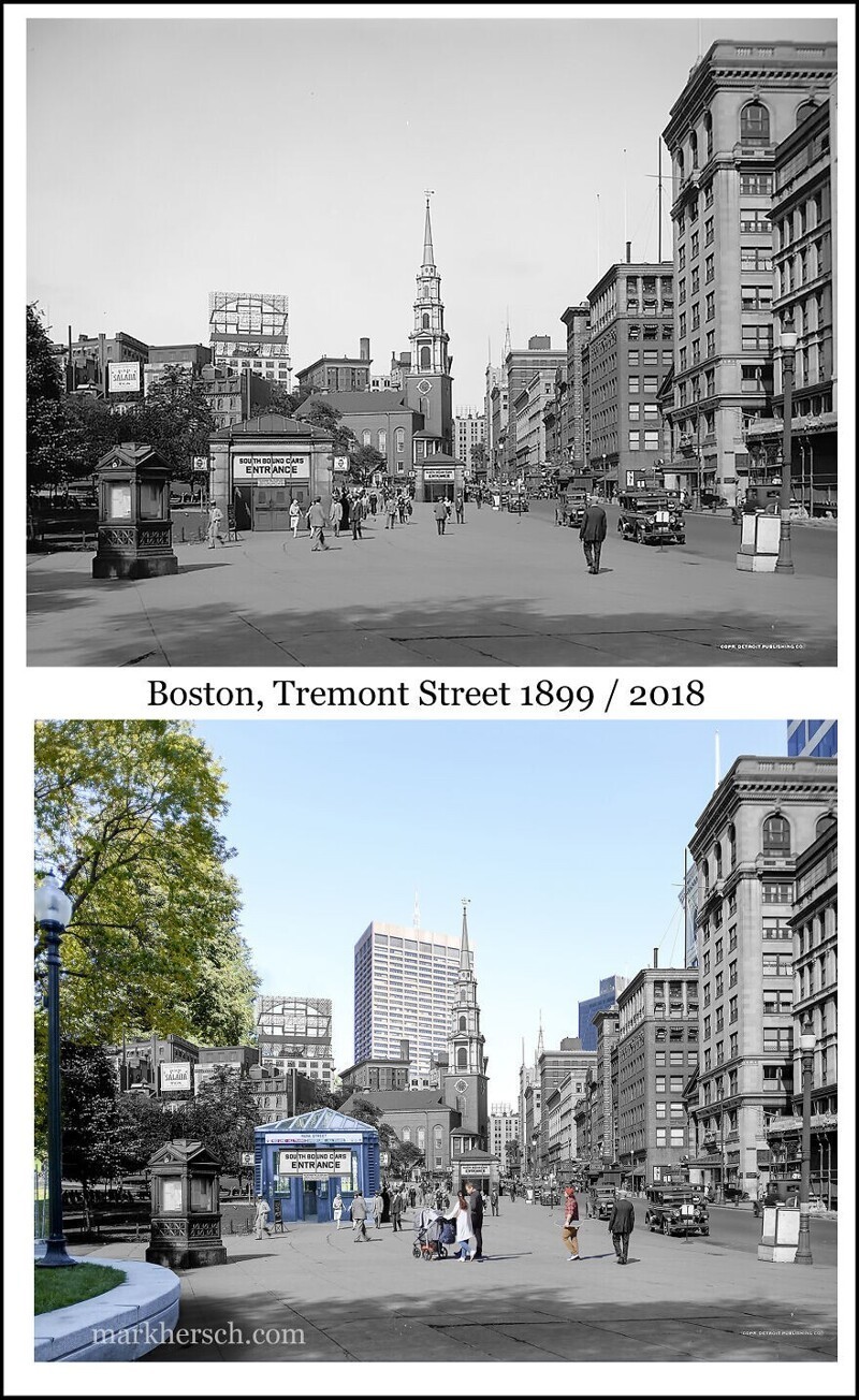 26. Бостон, Тремонт-стрит. 1899/2018