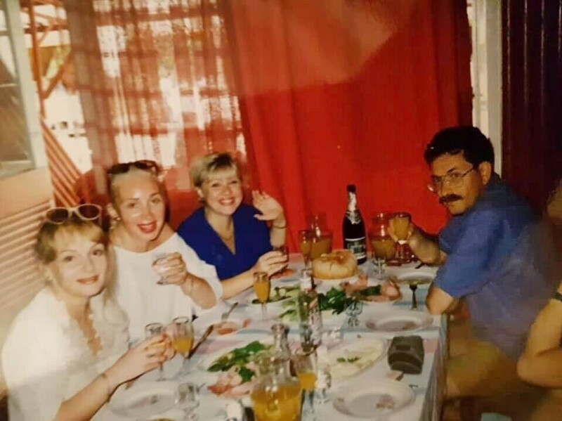 Ирина Цывина, Татьяна Васильева, Ирина Грибулина и Владислав Листьев, 1990-е годы