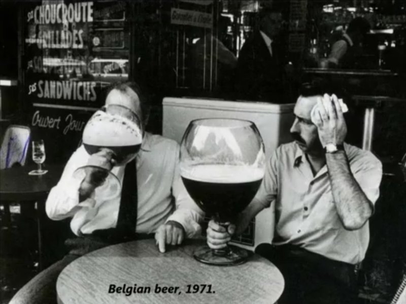 А давай по бокальчику пива? Бельгия. 1971 год