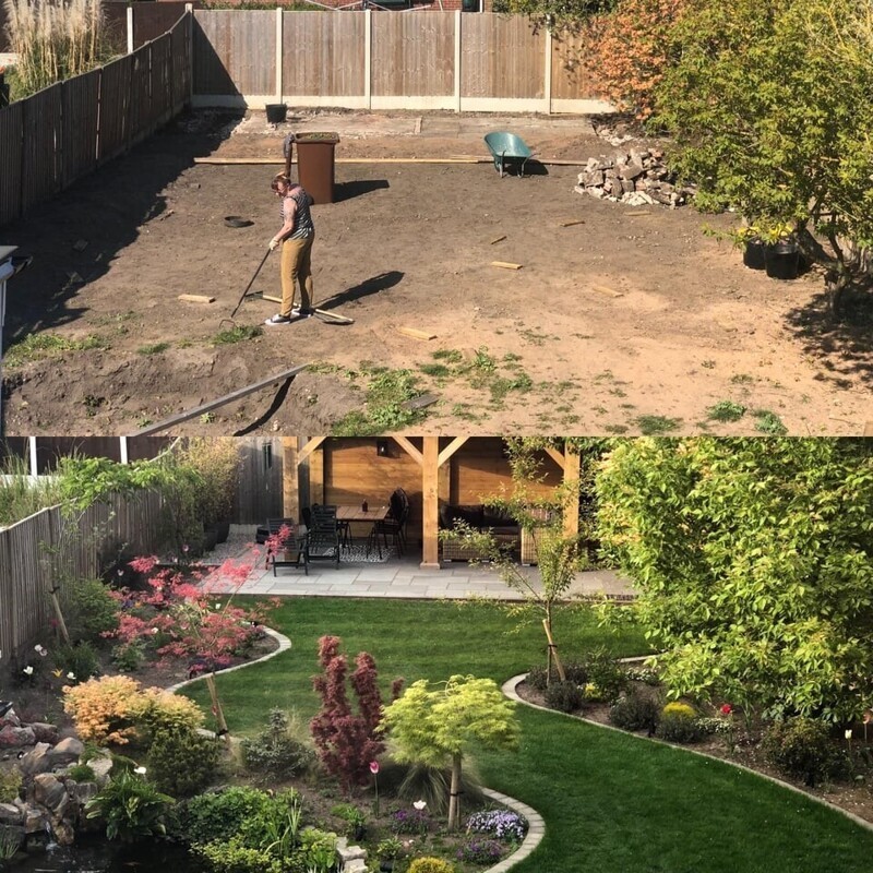 Мы целый год восстанавливали наш задний двор