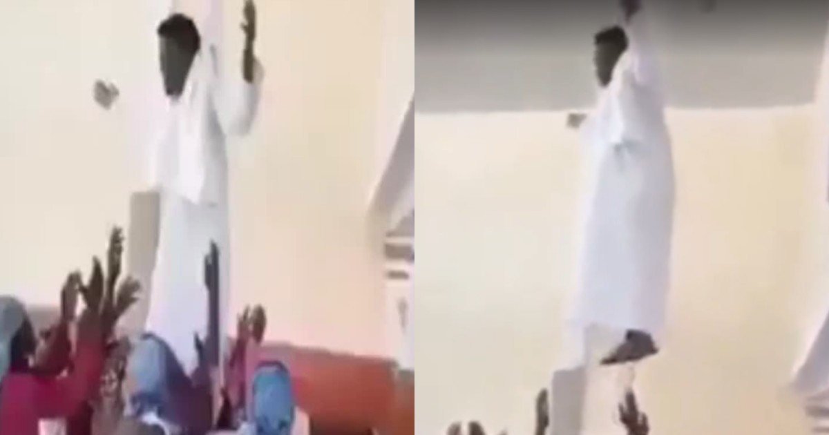 И свершилось чудо: во время молитвы в Нигерии священник поднялся к небесам