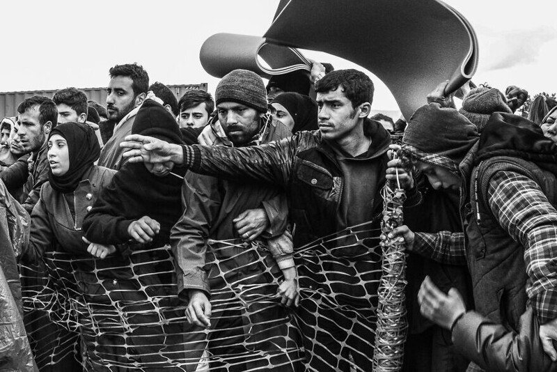 "Жизнь беженцев", фотограф - Sakis Vavalidis