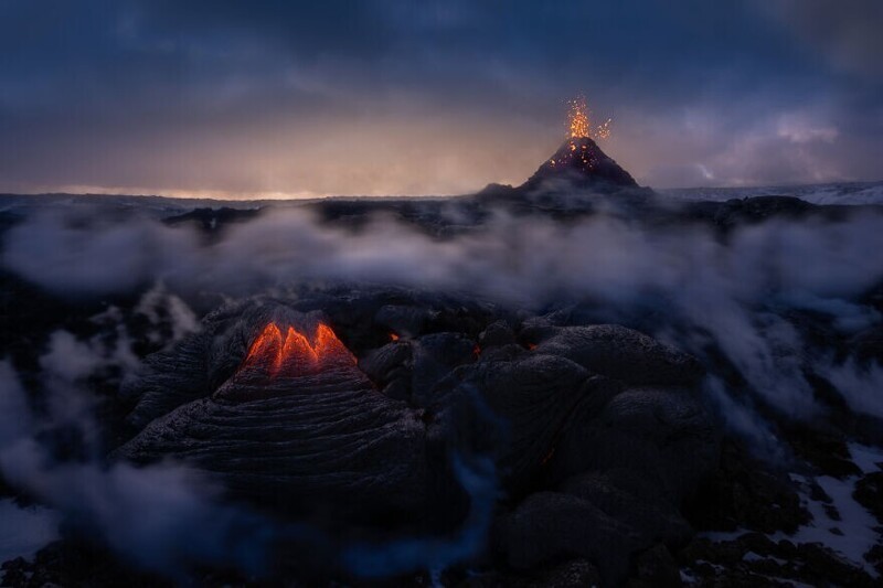 "Извержение вулкана", фотограф Marian Kuric