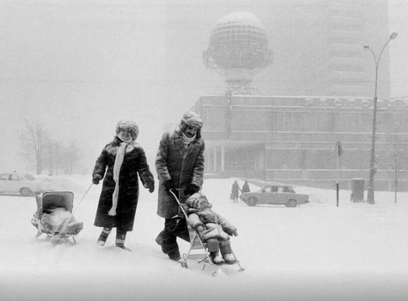 Зима в Москве, 1985 год