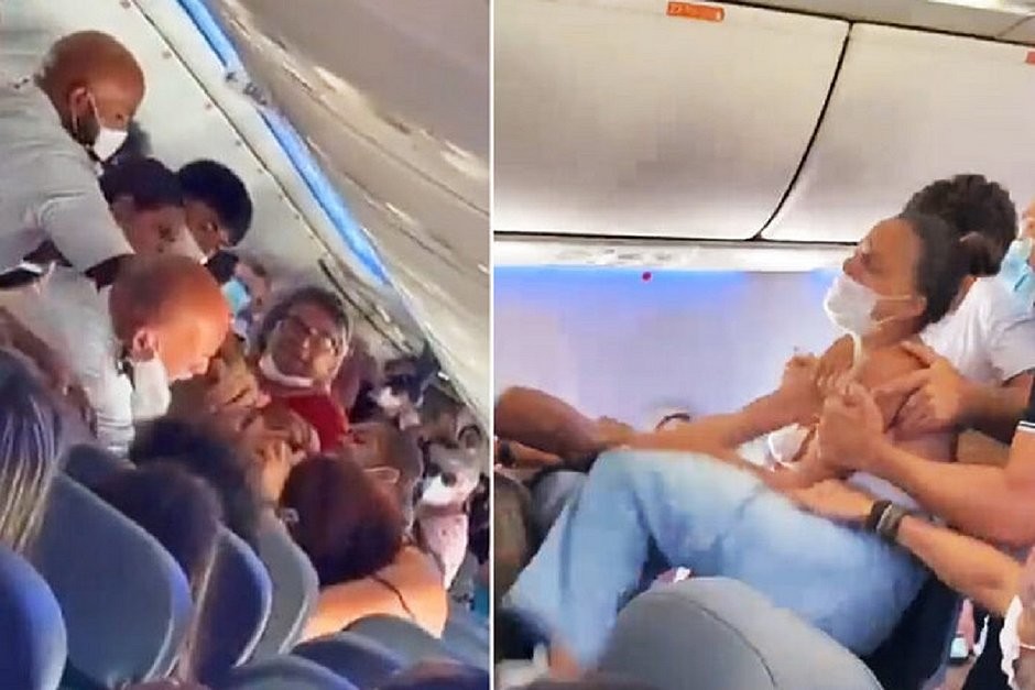 15 женщин устроили драку в самолете из-за места у иллюминатора