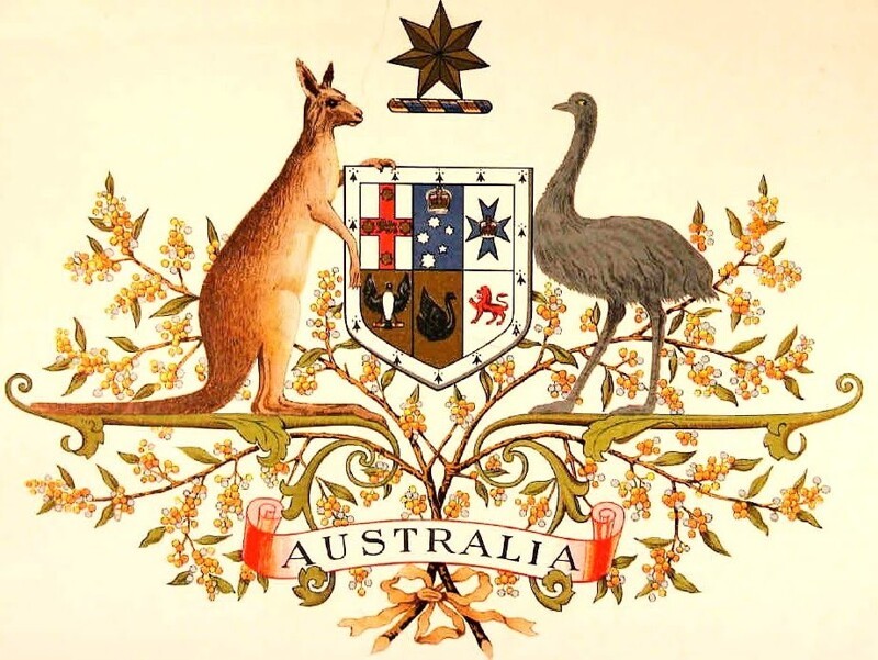 Австралия - кенгуру, эму