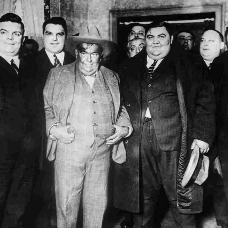 Члены тайного клуба "Толстых Мужиков" Нью-Йорка, 1904-й год