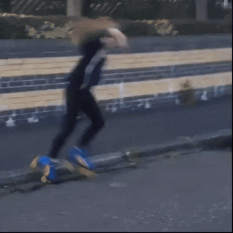 Первый раз на роликах