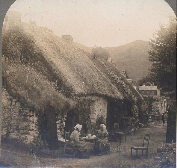 4. Чаепитие в Шотладском нагорье, примерно 1910 год