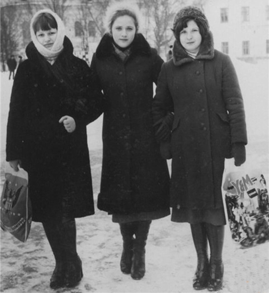 Зимняя одежда СССР