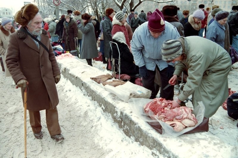 Торговля на улицах Москвы, 1994 год