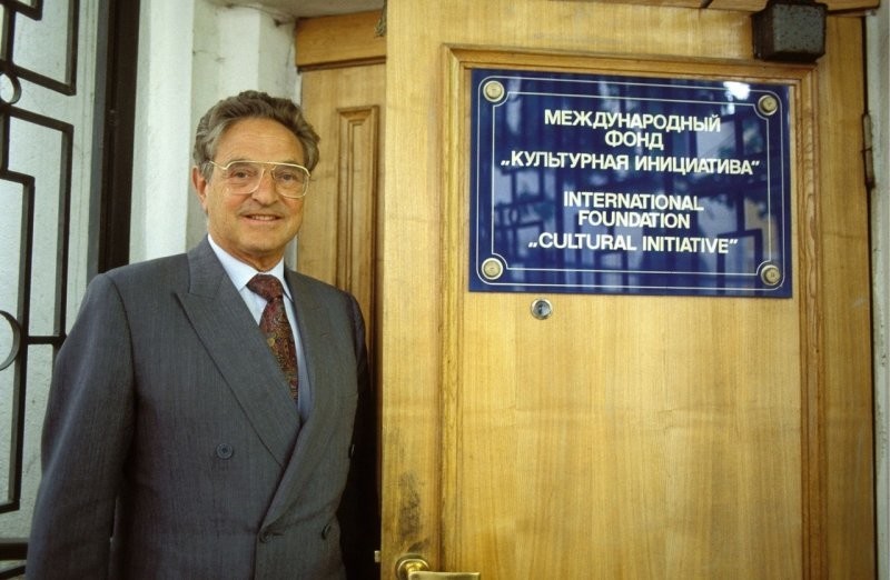 Джордж Сорос в Москве, 1993 год