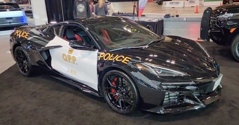 Обновлённый Chevrolet Corvette для канадской полиции