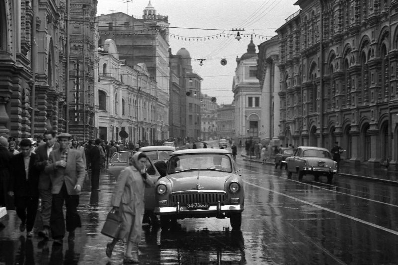  Ильинка у ГУМа. Москва 1961 год