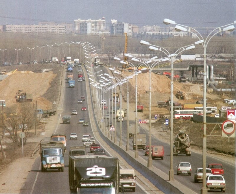 МКАД, 16-й километр, 1995 год.