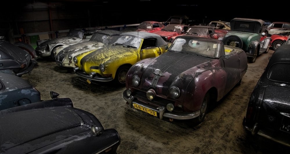 Коллекцию из 230 заброшенных классических автомобилей выставили на торги