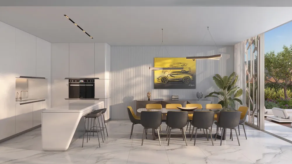Lamborghini построит на берегу моря 53 виллы с гаражами для суперкаров