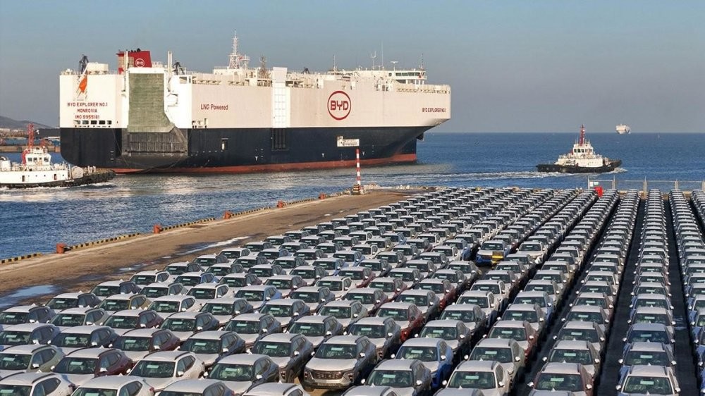 Китай стал крупнейшим экспортёром автомобилей благодаря России