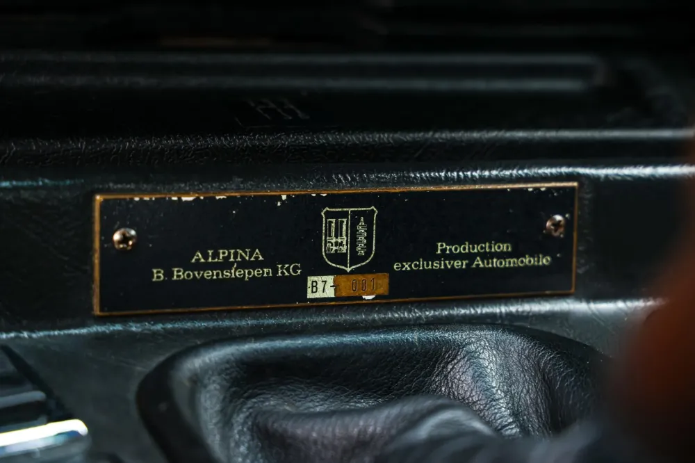 Самую первую выпущенную Alpina B7 Turbo 1978 года выставили на продажу