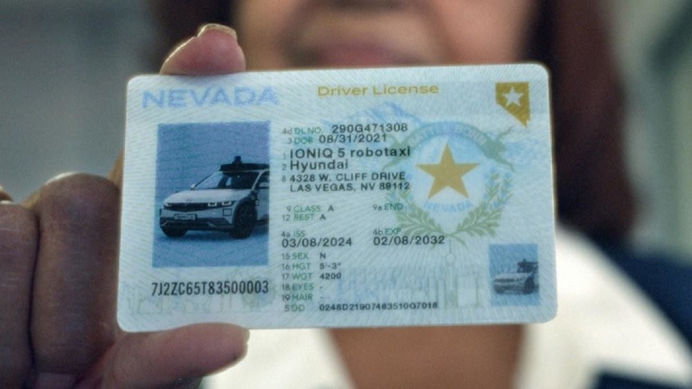 В США автомобиль сдал экзамен и получил водительское удостоверение