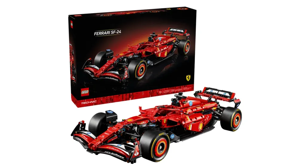 Формульный болид Ferrari SF-24 стал конструктором Lego