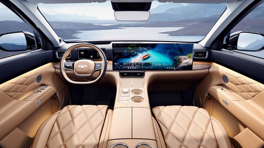  Chery показала кроссовер с 30-дюймовым экраном