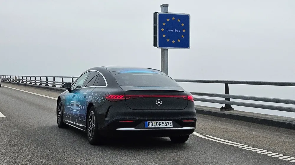 Электромобиль Mercedes-Benz с твердотельной батареей проехал 1205 км подзарядки