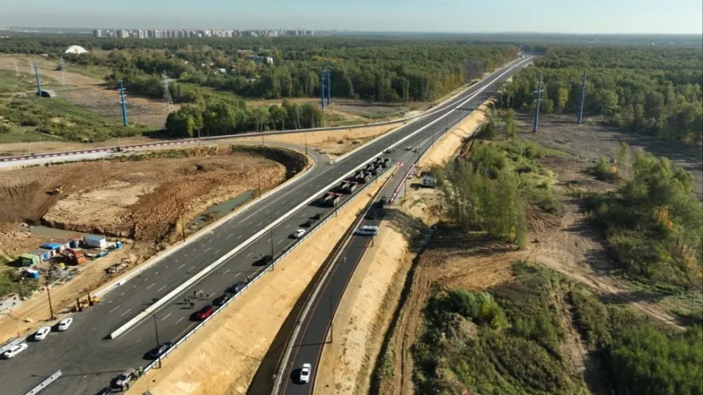 Открыт новый участок будущего платного дублёра МКАД на юге Подмосковья