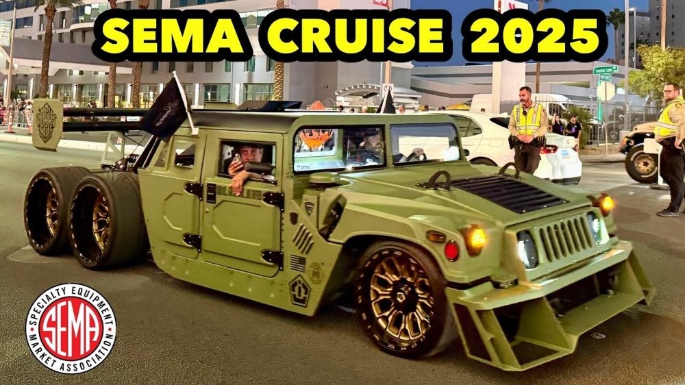 Все автомобили шоу SEMA-2025 показали в одном видео