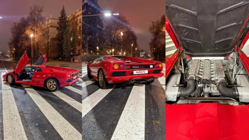 В Москве выставили на продажу почти новый 34-летний Lamborghini Diablo