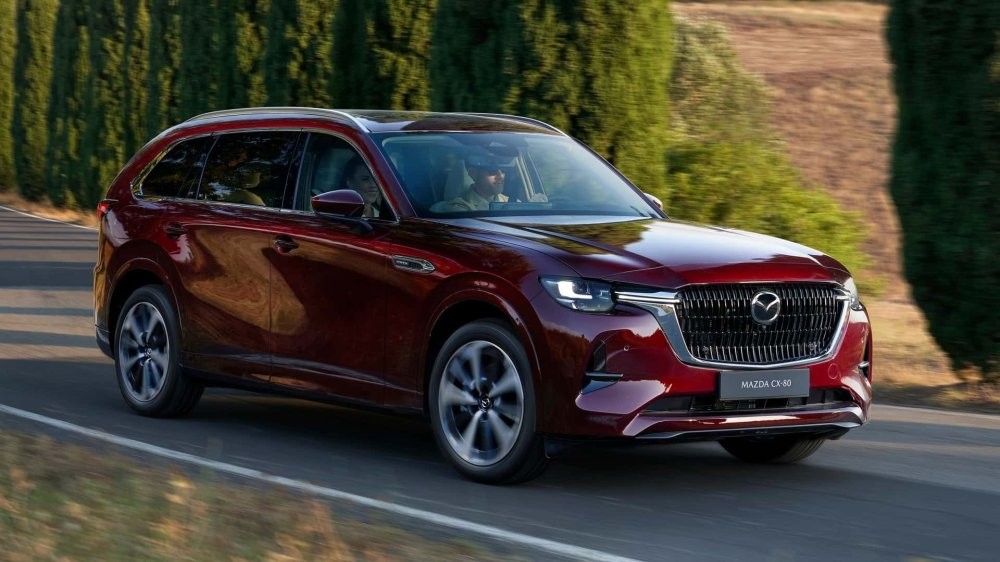 Mazda представила обновлённые кроссоверы Mazda CX-80 и Mazda CX-60
