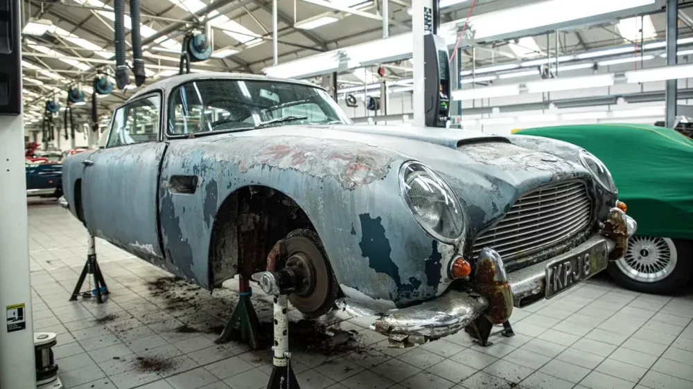60-летний Aston Martin DB5 подорожал более чем в тысячу раз после реставрации