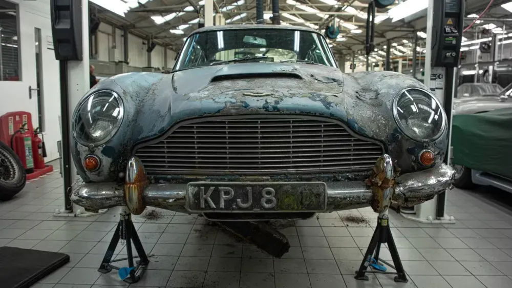 60-летний Aston Martin DB5 подорожал более чем в тысячу раз после реставрации