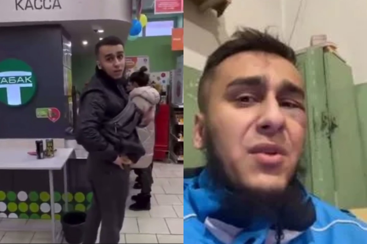 В Перми голодный бородач съел товар в магазине и отказался его оплачивать, но покупатели нашли подход к совести упрямца