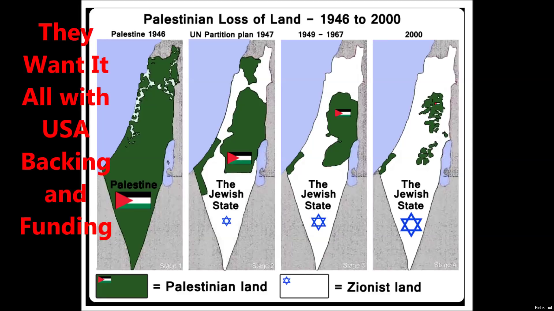 Israel palestine map