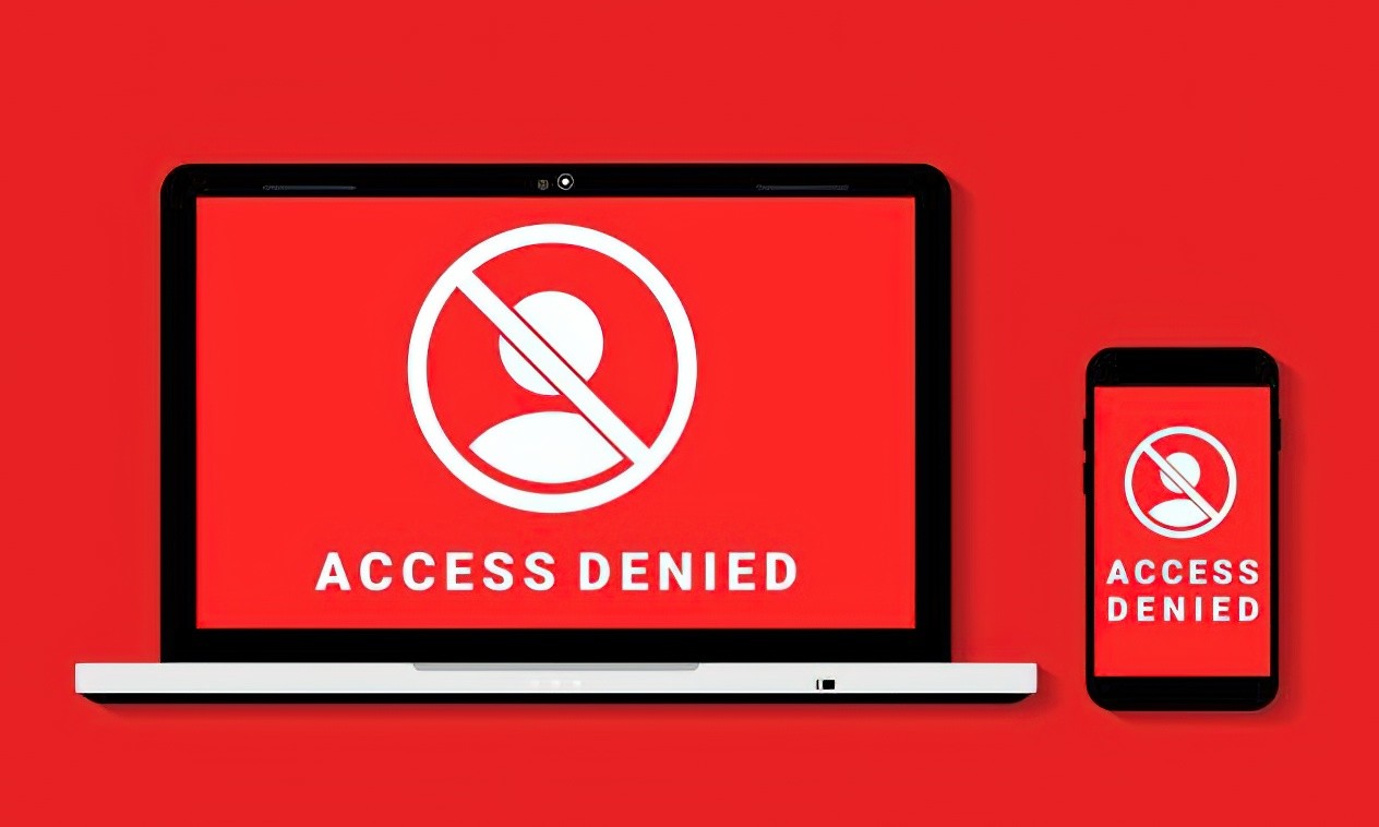 Access denied. Illustration access denied PNG. Illustration not access PNG. The sign of denial. Forbidden access denied