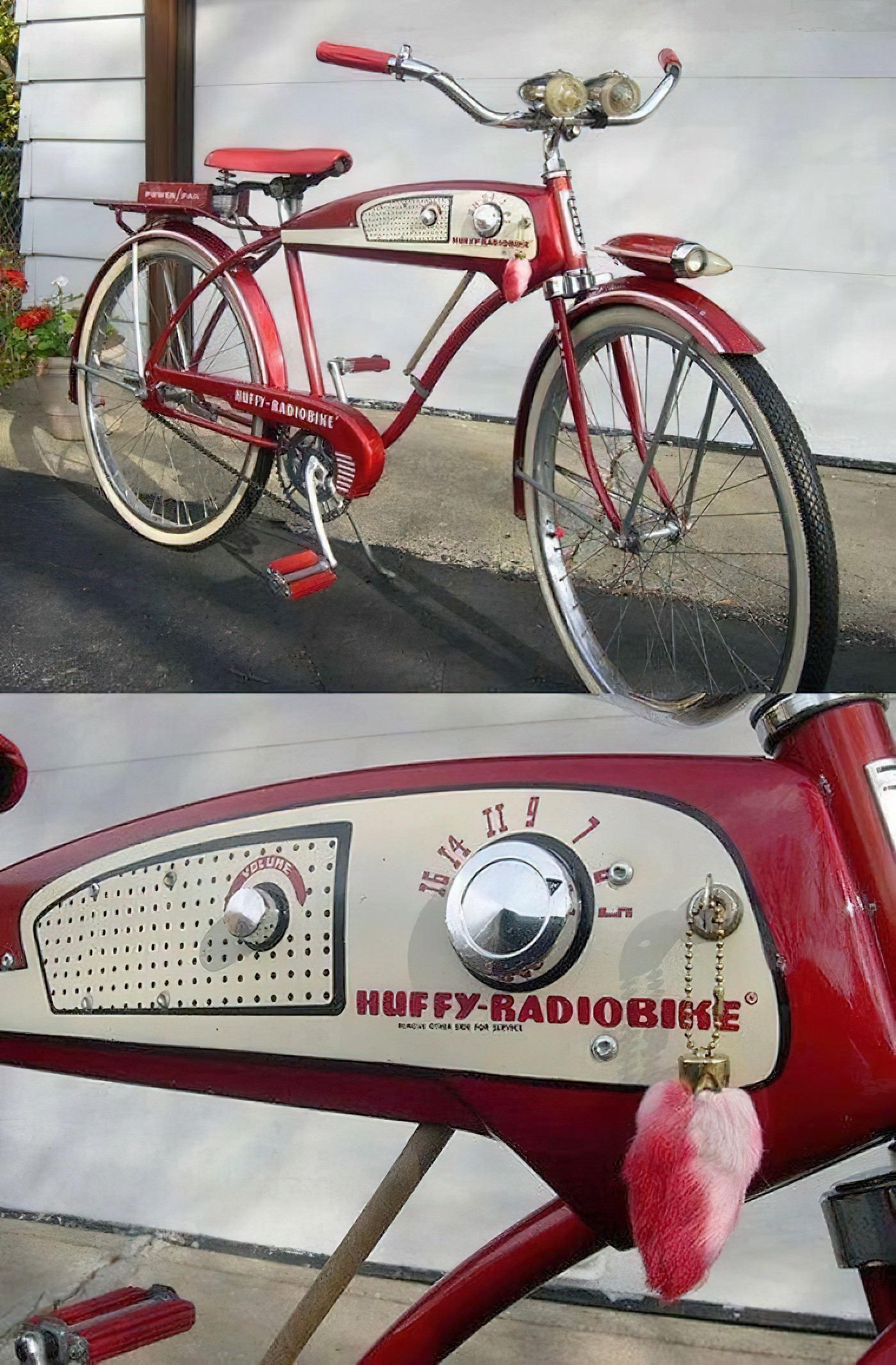 13. Велосипед Huffy Radiobike со встроенным радио, 1950-е годы