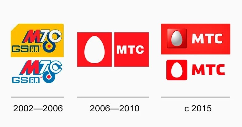 3. Последний раз ребрендинг проводился в 2015 году. Хотя яйцо на бренде МТС фигурировало с 2006 года