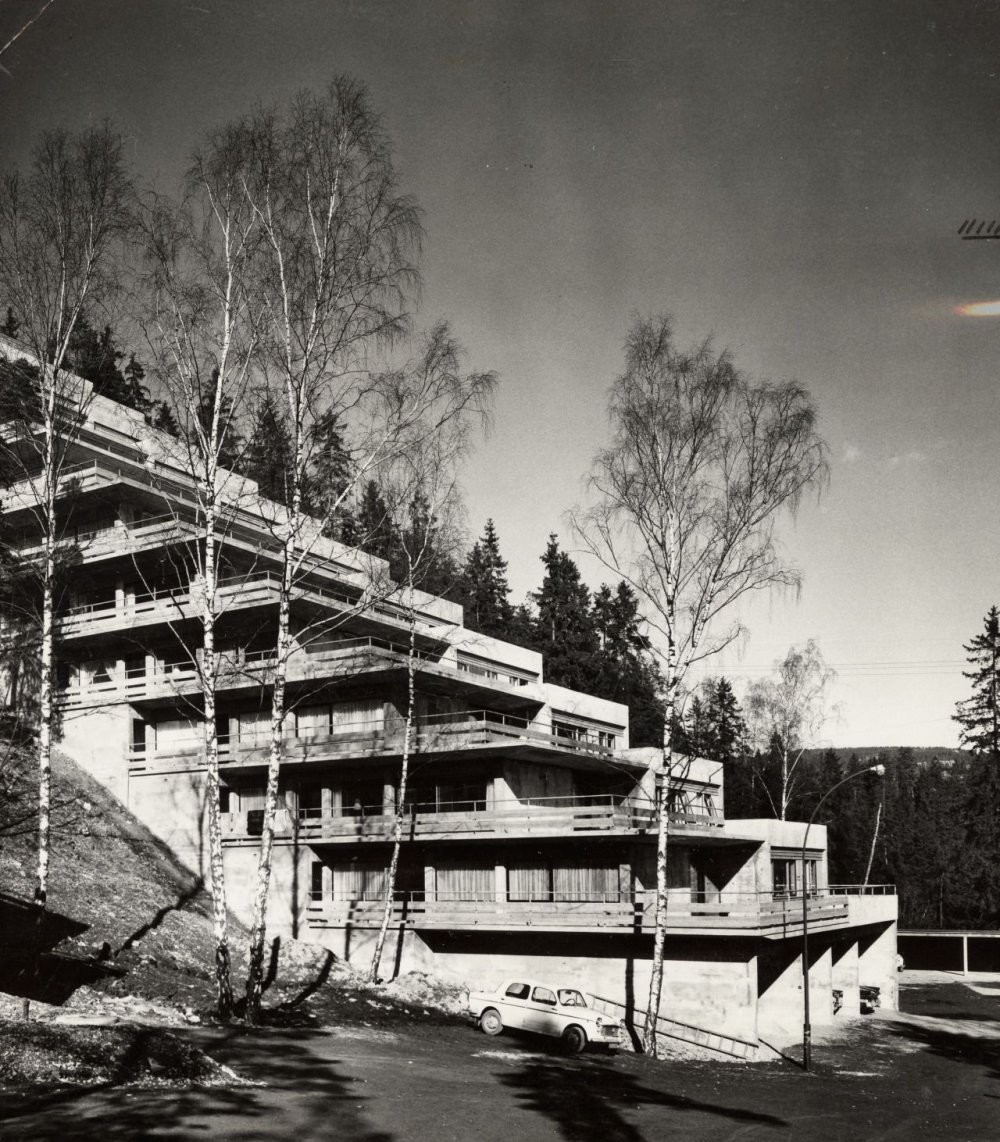 13. Дом с террасой (1965) в Осло, Норвегия. Архитекторы - Анне-Тинне Фриис и Могенс Фриис