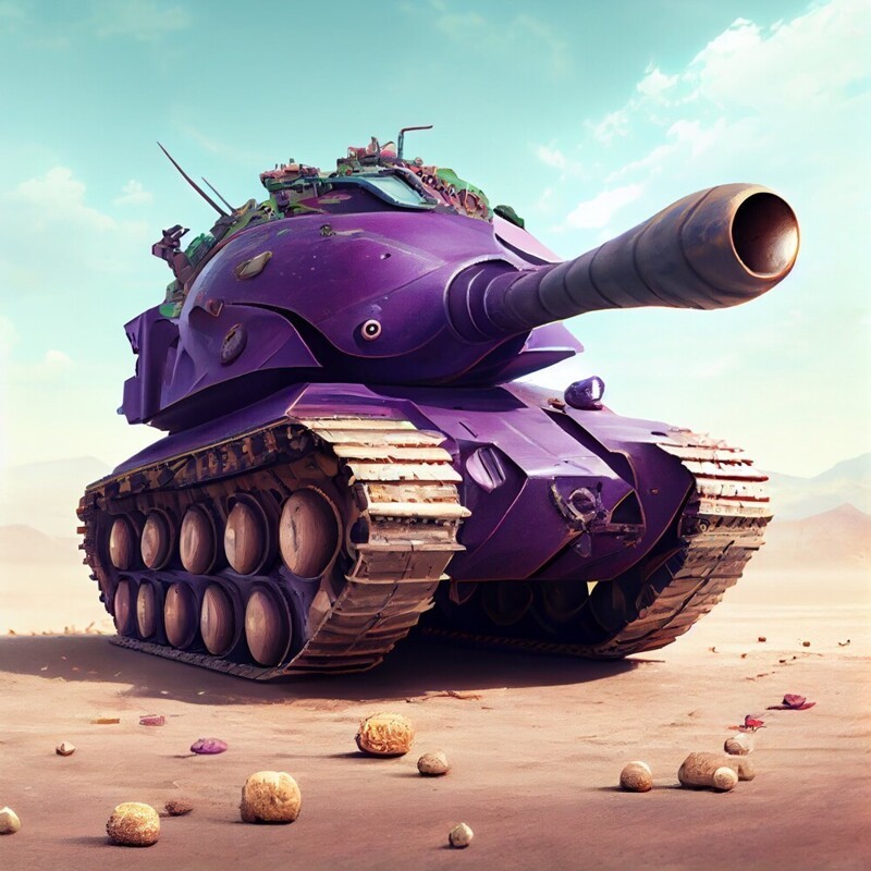 3. Баклажанный танк