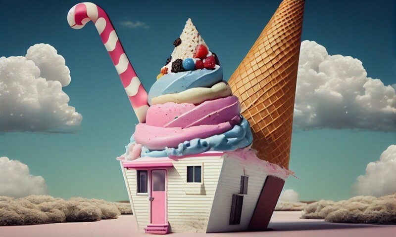 7. Дом-мороженое