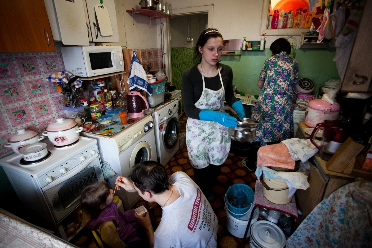 дизайн кухни в коммунальной квартире