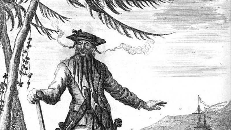 6. Когда английский пират Чёрная Борода устроил блокаду Чарльстона, он не просил золота. Он попросил медицинское оборудование и ртуть. Пираты были больны гонореей, а в то время считалось, что она лечится введением ртути в мочеиспускательный канал