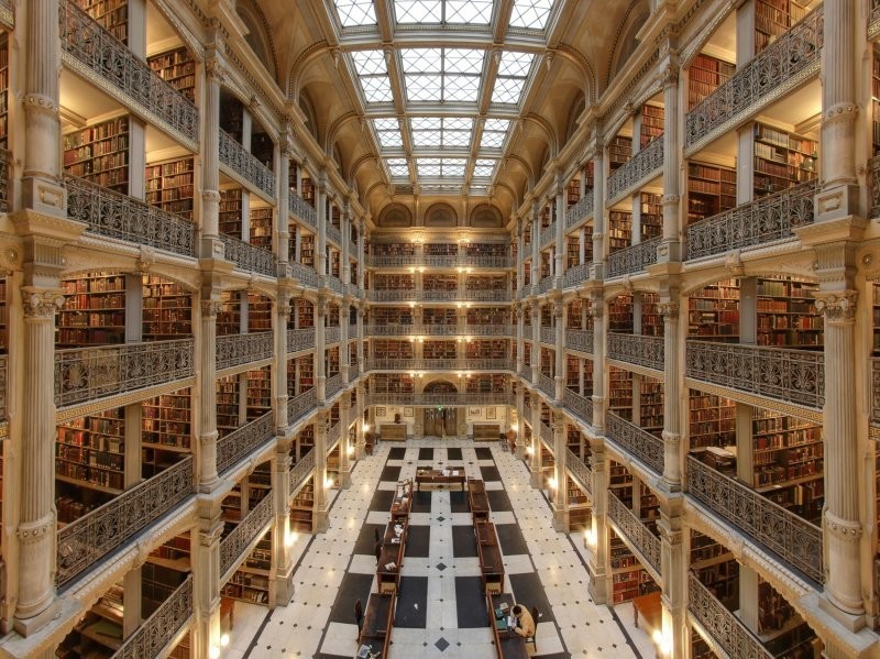 Библиотека Джорджа Пибоди, Балтимор, США