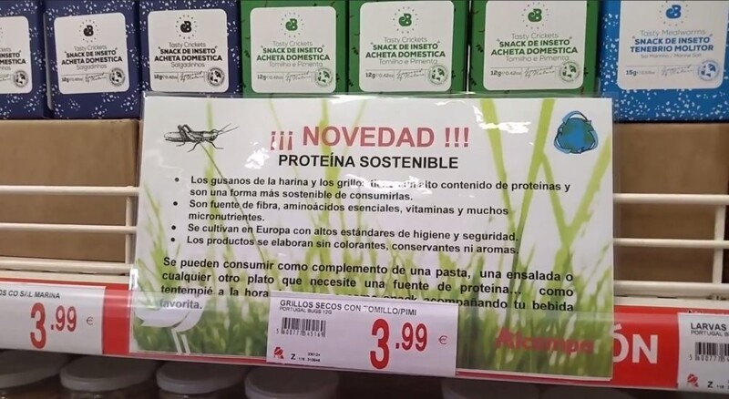 В Испании мясные снеки стали заменять на насекомых