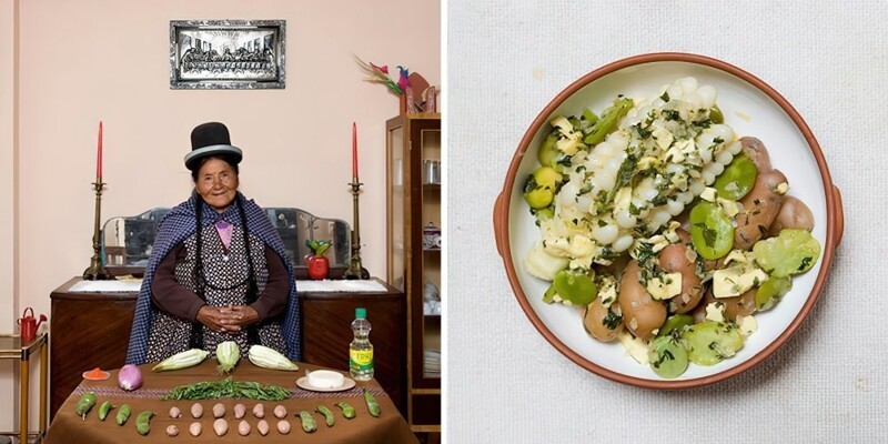 4. Джулия, 71 год, Боливия: Куэско Хумача (суп из овощей и свежего сыра)