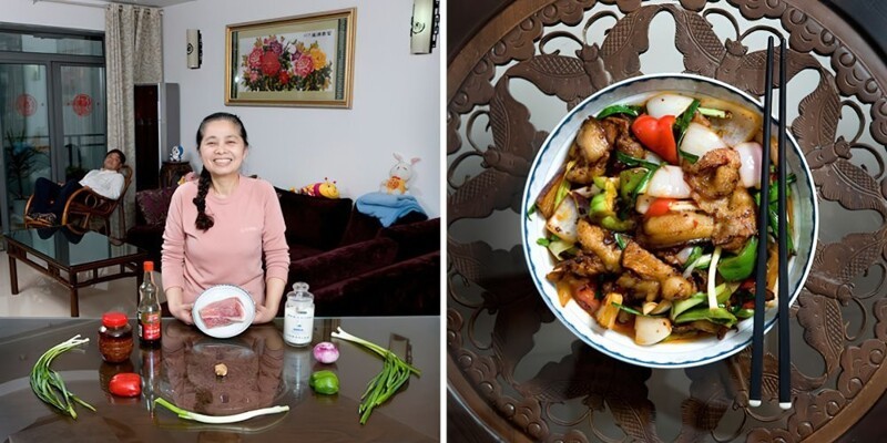 3. Пань Гуан, 62 года, Китай: Хуэй Го Роу (дважды приготовленная свинина с овощами)