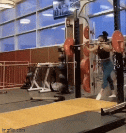 Штангистка и гимнастка